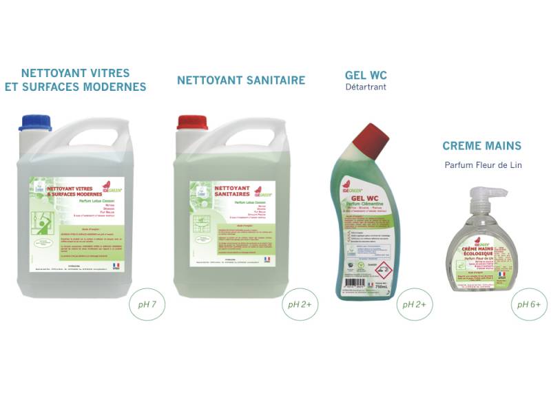 Produits d'entretien écolabel IDEGREEN à Paris