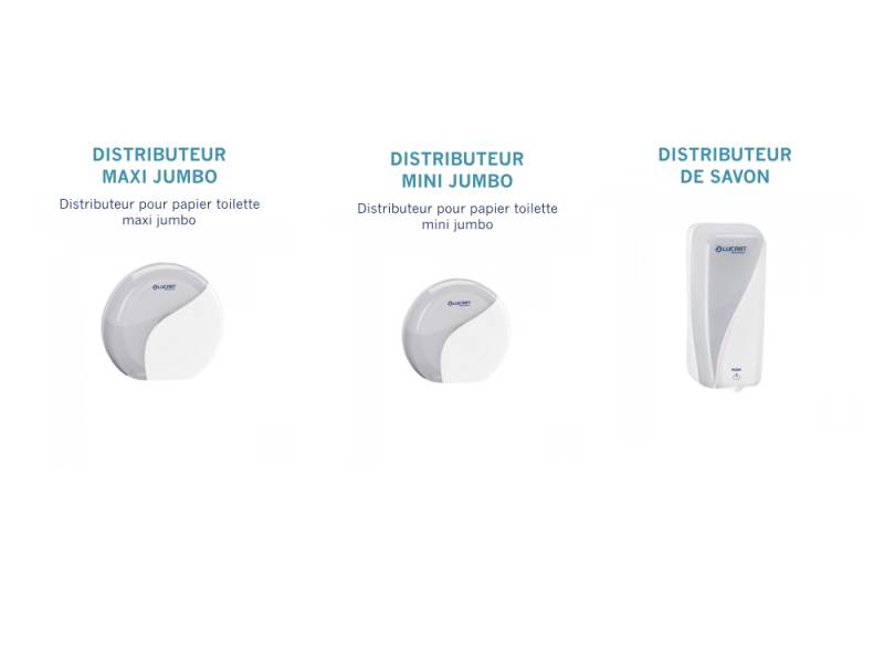 Gamme de distributeurs de papier toilette à Paris par BME