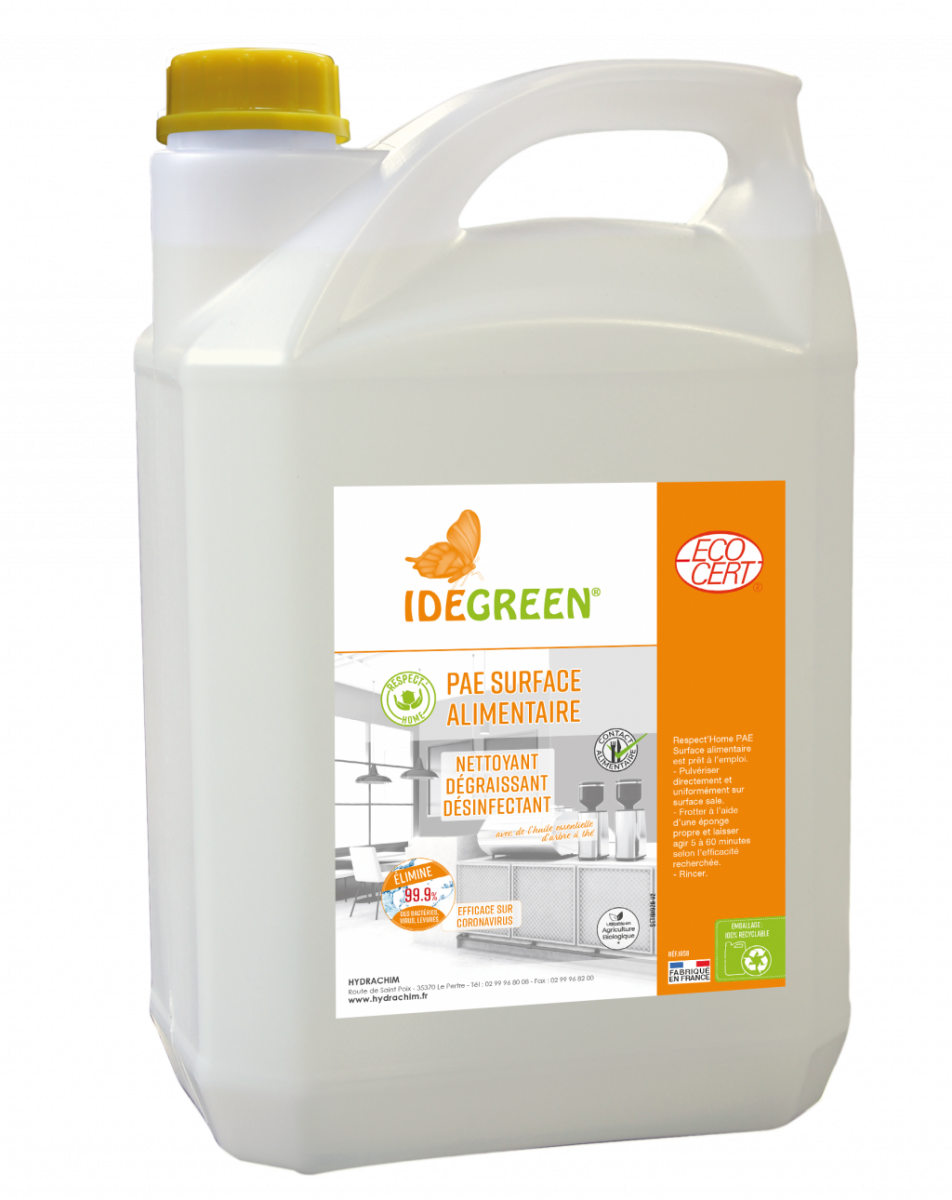 Nettoyant naturel pour surface alimentaire pour professionnel à Paris